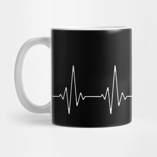 Burger Heartbeat Fast Food Love Hamburger Mug